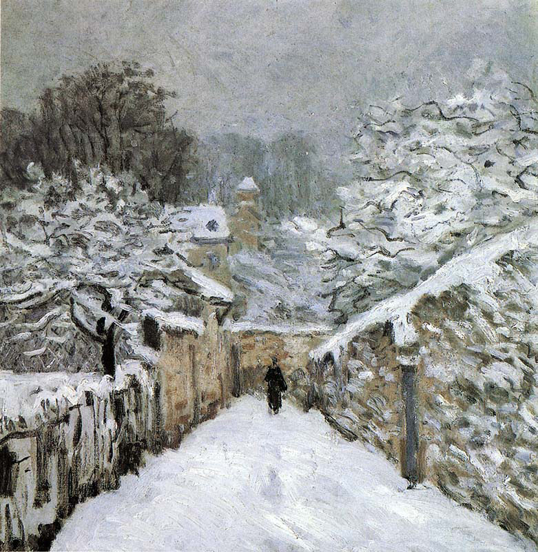 Snow at Louveciennes